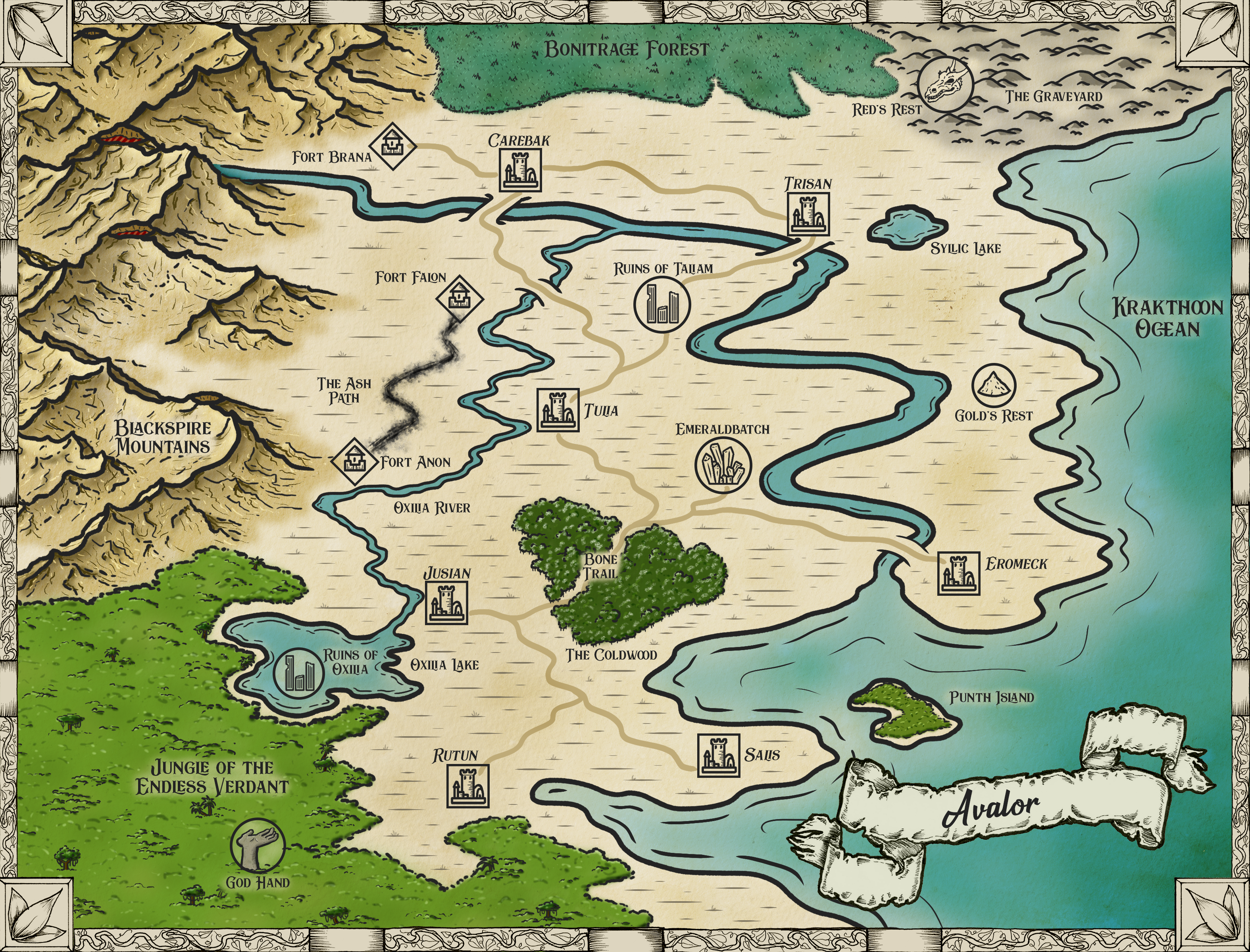 Avalor Map Final Avalor Map Final