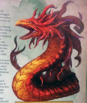Screen Shot 2020-08-27 at 12.34.45 PM the Fire Snake from the Monster Manual