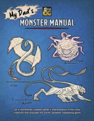 My Dads Monster Manual COVER The cover image for My Dad's Monster Manual